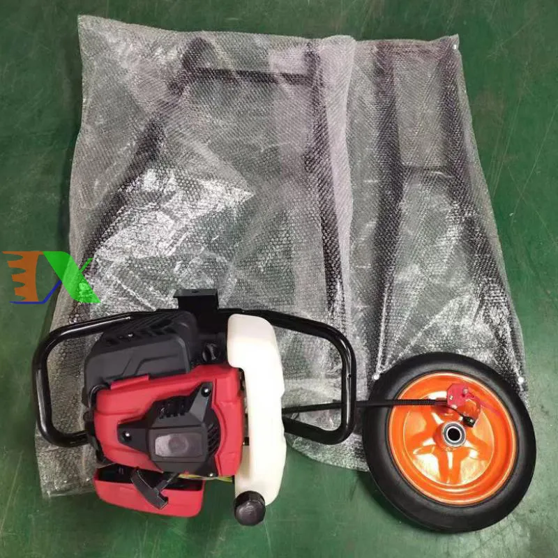 Giá đỡ bánh xe chuyên dụng cho máy đào hố trồng cây giảm thiểu rung lắc khi khoan