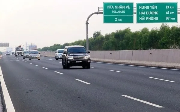 Bảng giá phí cao tốc Hà Nội - Hải Phòng