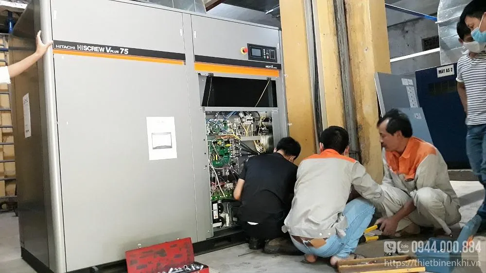 Kiểm tra thông số vận hành sau khi hoàn tất bảo trì hệ thống khí nén