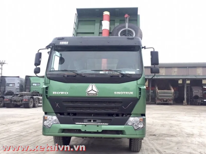 Cabin xe ben Howo 3 chân 380hp