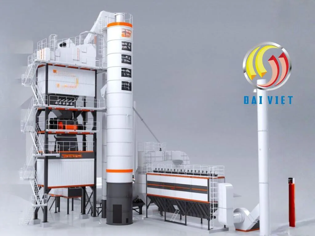 Hình ảnh các loại trạm trộn bê tông nhựa nóng