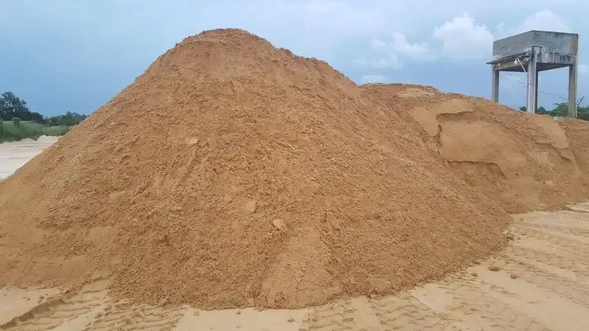 Cát tự nhiên kích thước lớn thích hợp cho việc xây trát tường