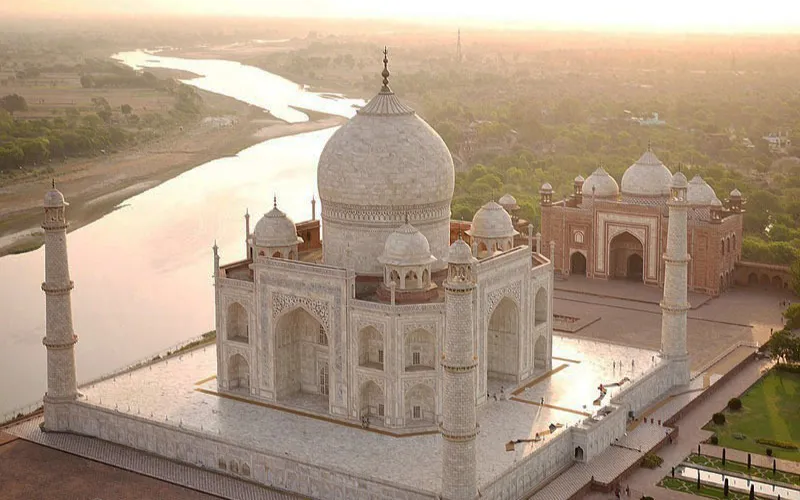 Đền Taj Mahal - Một trong những công trình có chỉ số năng lượng Bovis cao nhất thế giới