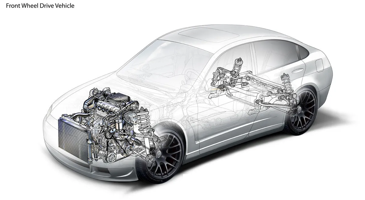 Ưu điểm hệ thống dẫn động 4 bánh trong cấu tạo cần trục ô tô SANY