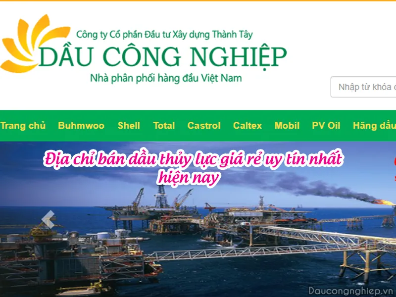 Kho phụ tùng chính hãng SANY cung cấp dầu thủy lực 68