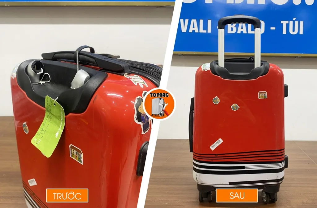 Thay thế hệ thống cần kéo cho dòng vali cao cấp xuất xứ từ Pháp