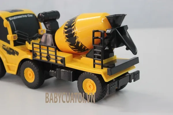 Trọn bộ xe bơm bê tông đồ chơi kèm tay cầm điều khiển và hộp đựng sang trọng thích hợp làm quà tặng