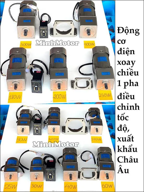 động cơ điện xoay chiều 1 pha mini