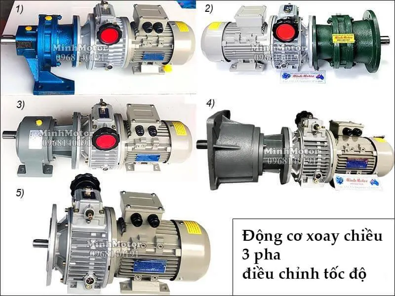 Động cơ xoay chiều 3 pha điều chỉnh tốc độ