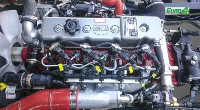 Động cơ Common Rail thế hệ mới trang bị trên dòng xe ben thaco 2 tấn