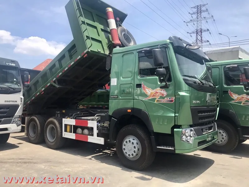 Giá xe ben Howo 3 chân