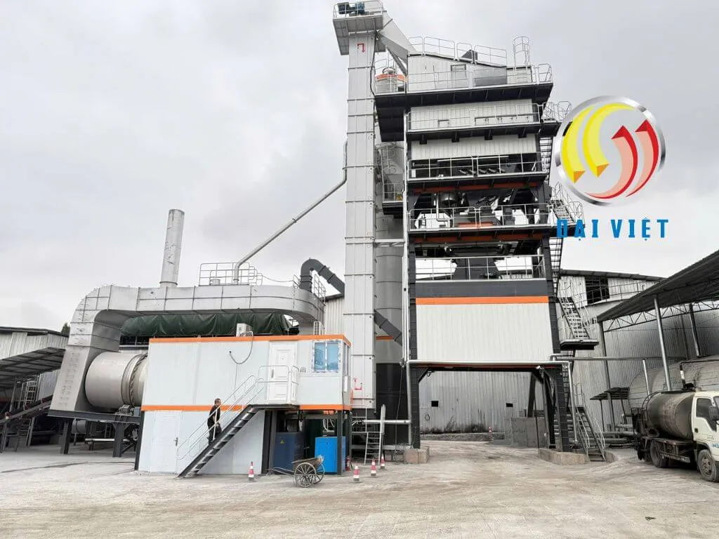 Cấu tạo của trạm trộn nhựa nóng Asphalt