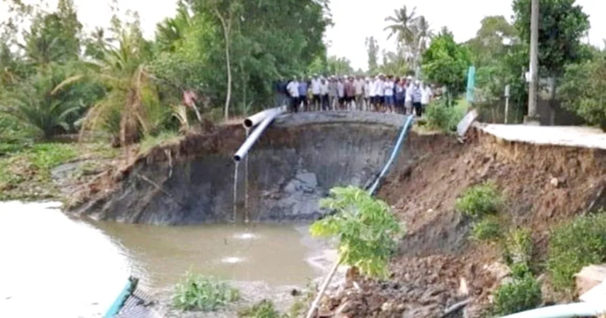 Khai thác nước ngầm quá mức gây sụt lún ở Đồng bằng sông Cửu Long