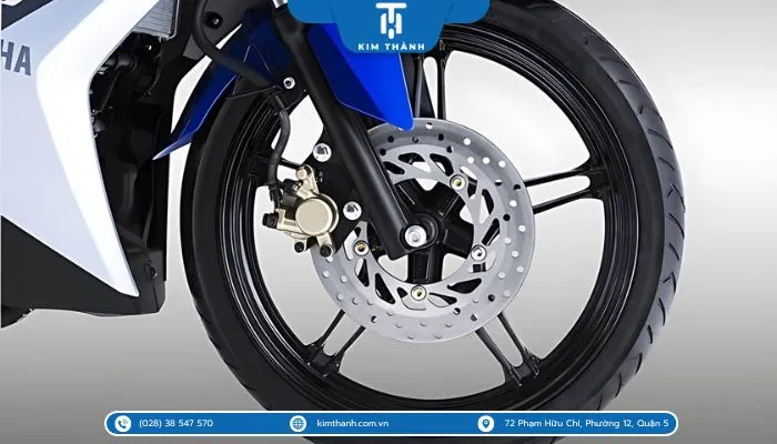 Hệ thống mâm và vỏ bánh xe Exciter 150 chính hãng với độ bền vượt trội