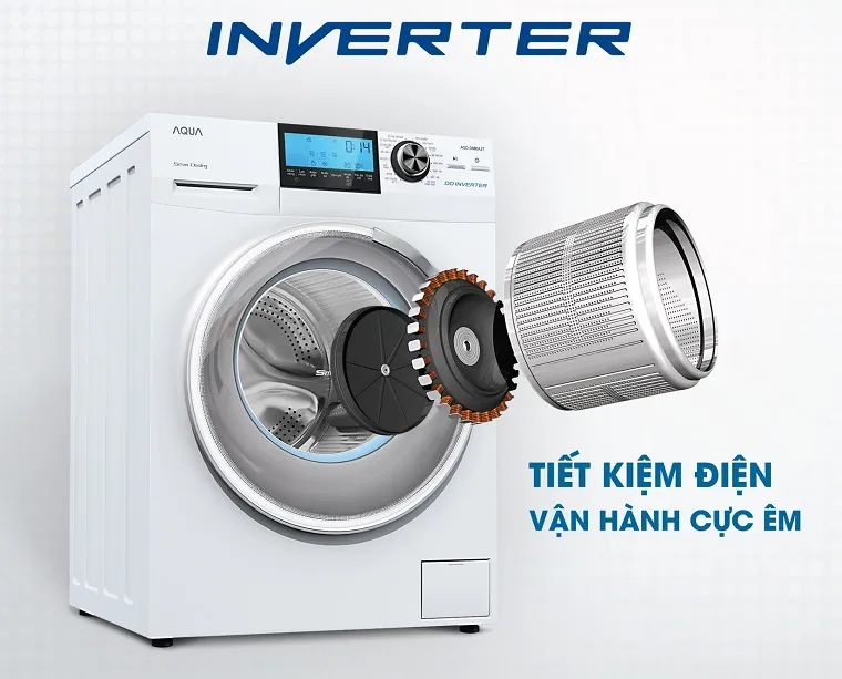 Nguyên lý cấu tạo của động cơ máy giặt inverter với bộ vi xử lý trung tâm