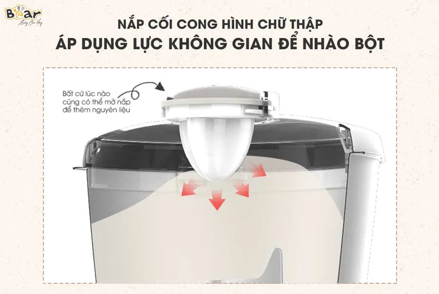 Dung tích 5L cho phép trộn mẫu thử đạt độ đồng nhất cao