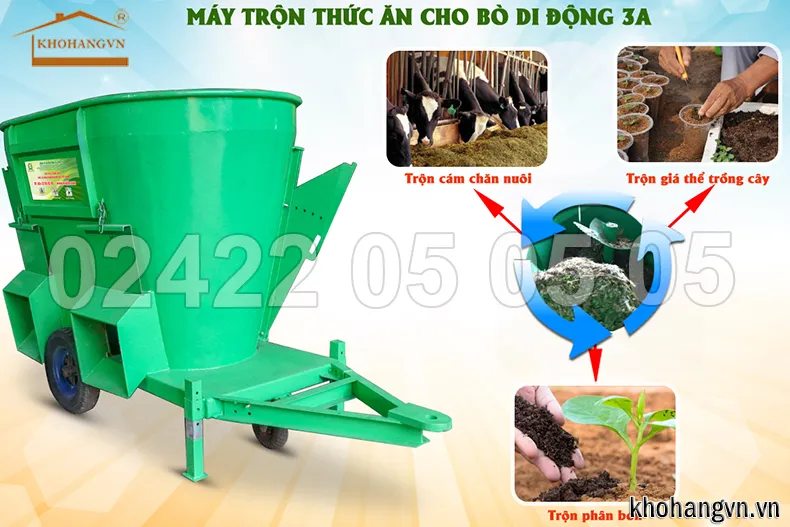 Thành phẩm thức ăn chăn nuôi sau phối trộn