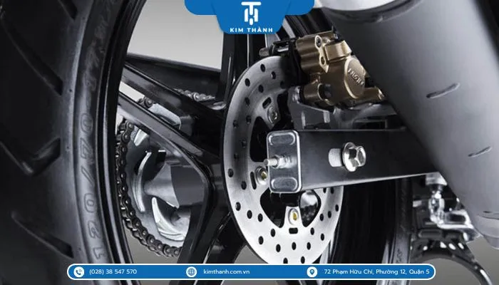 Bộ phận phanh đĩa thủy lực an toàn cho xe Exciter 150 chính hãng