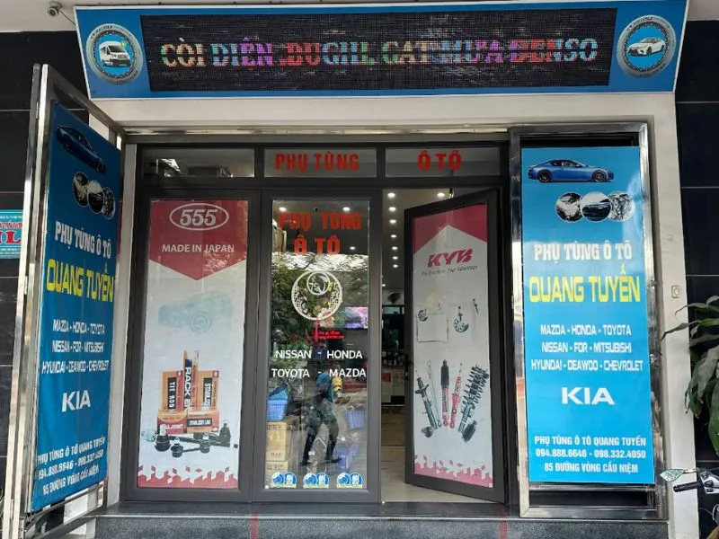 Phụ tùng ô tô Quang Tuyến