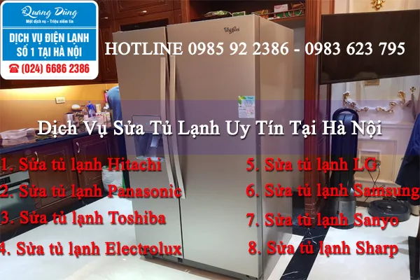 Dịch vụ sửa chữa tủ lạnh bảo quản thực phẩm tại bếp ăn nhân viên
