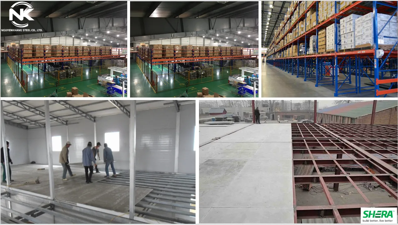 Tấm xi măng 18mm lót sàn nhà xưởng