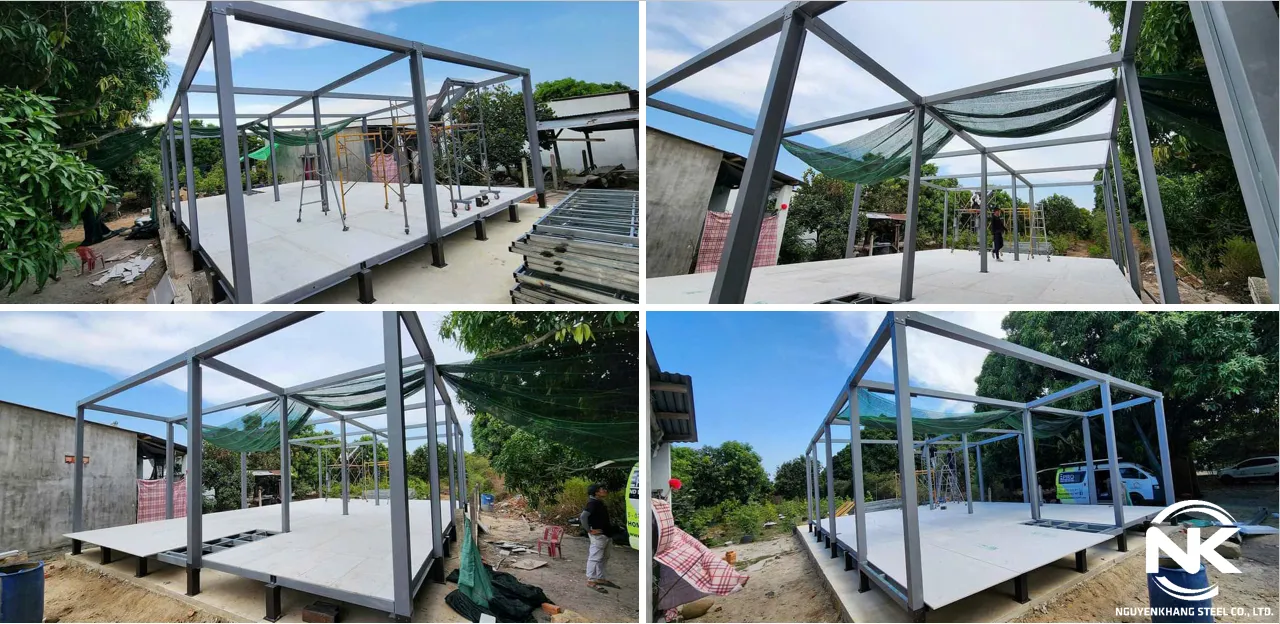 Tấm xi măng lót sàn nhà lắp ghép