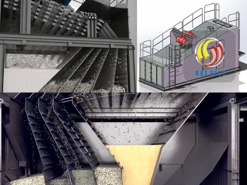 Sàng rung phân loại cốt liệu asphalt