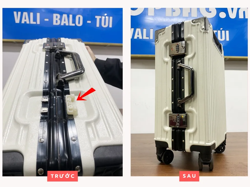 Khách hàng lấy ngay sau 10 phút thay thế khóa số tại TOPBAG CARE