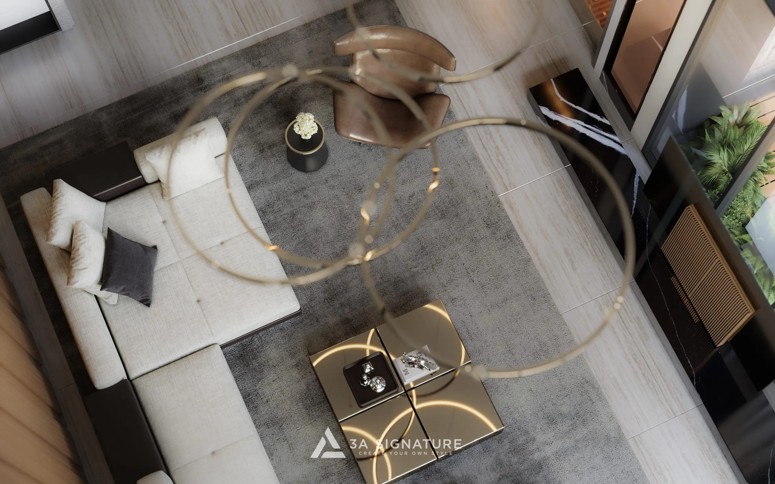 Nội thất biệt thự sang trọng đi kèm với hệ thống hạ tầng kỹ thuật vững chắc