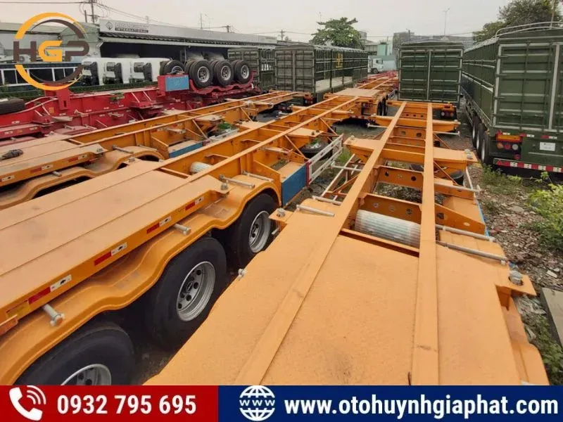 Dịch vụ thu mua sơ mi rơ mooc cũ các loại 45 feet và 48 feet tại khu vực miền Trung