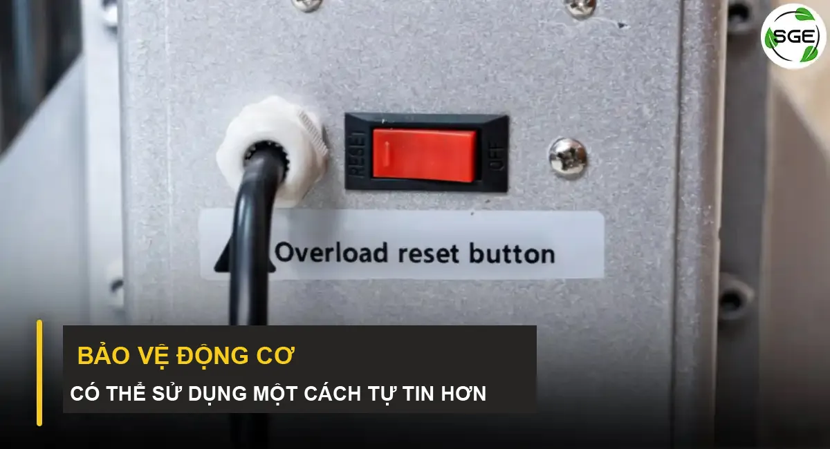Nút Reset bảo vệ động cơ trong các tình huống quá tải