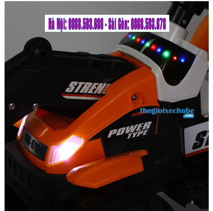 Hệ thống đèn nhạc và bảng điều khiển của xe cần cẩu điện HSD6105