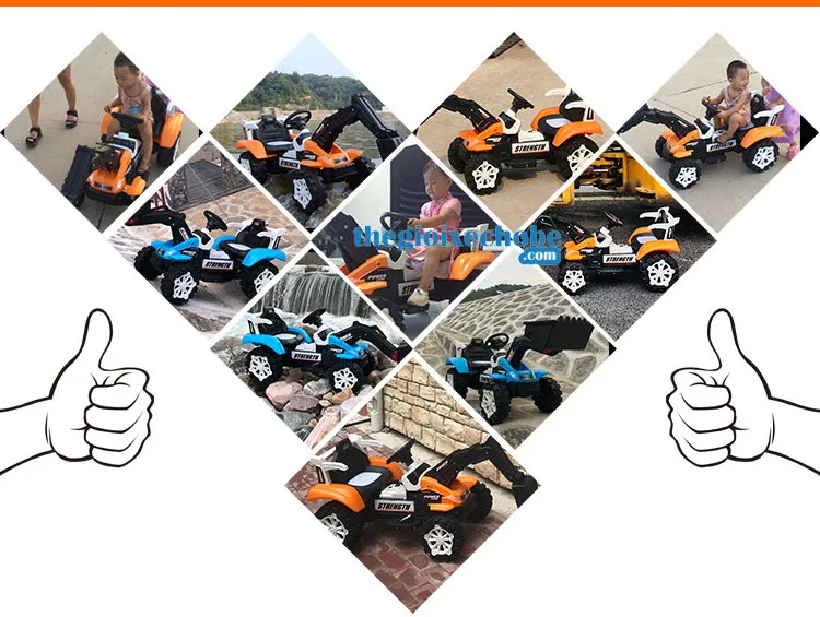 Hệ thống bánh xe lớn với vân chống trượt hiệu quả