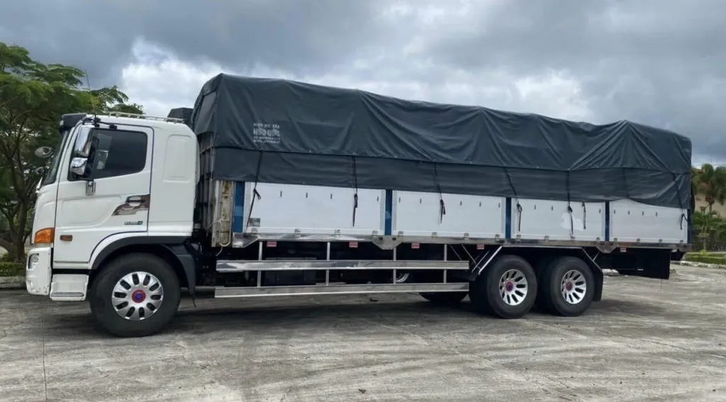 Ngoại thất xe ben 15 tấn cũ đời 2021 đảm bảo tính thẩm mỹ và công năng sử dụng