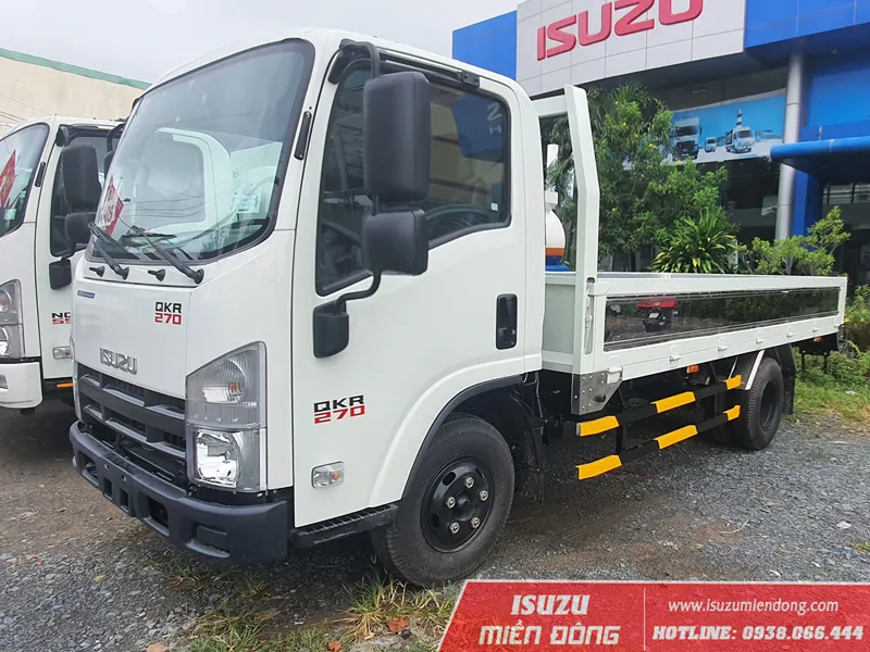 Mẫu xe tải Isuzu QKR 270 phiên bản thùng lửng tiện lợi