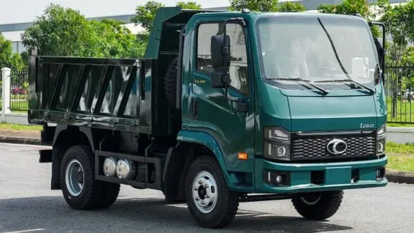 Cận cảnh khung gầm và giá xe ben trường hải Thaco Linker T3-9.0