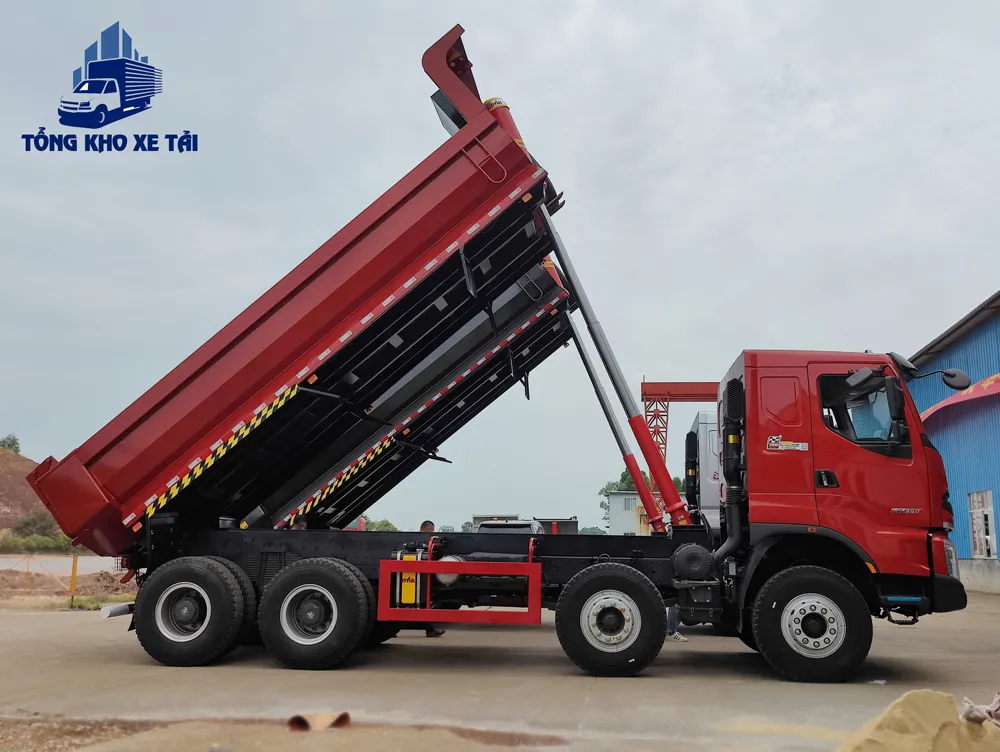 xe ben chenglong 4 chân thùng U