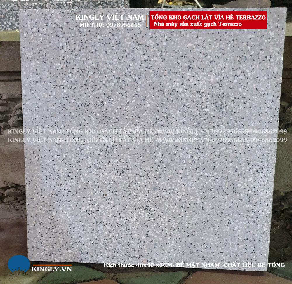 Gạch Bê Tông Giả Đá 40x40cm: Giải Pháp Lát Vỉa Hè, Sân Vườn Bền Bỉ