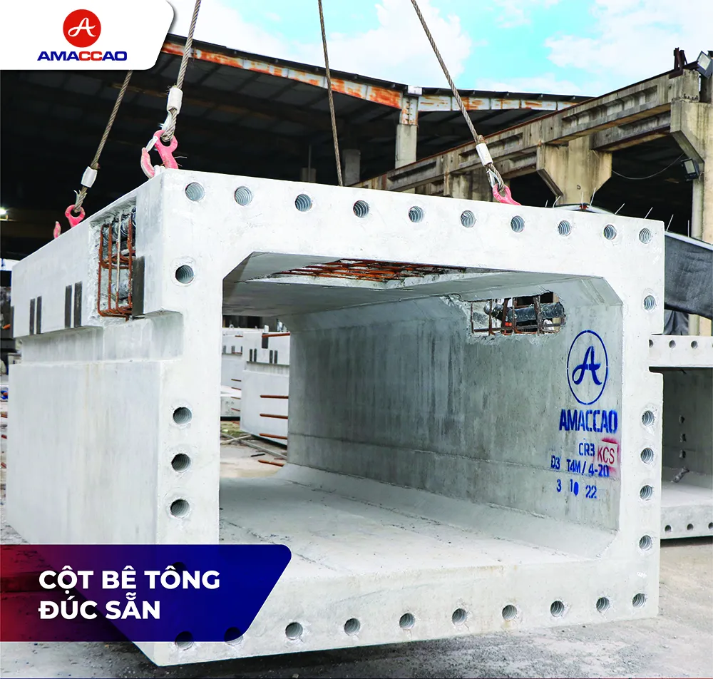 Hình ảnh thực tế các sản phẩm Cấu kiện bê tông đúc sẵn thương hiệu AMACCAO của Châu Âu Nam