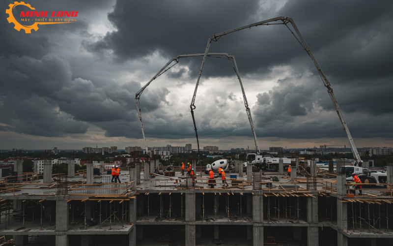 Máy Bơm Bê Tông Tự Hành: Lựa Chọn Tối Ưu Cho Mọi Công Trình