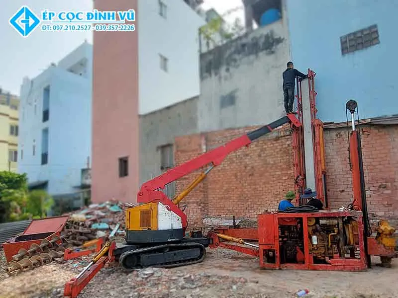 Các loại máy ép cọc bê tông nhà dân