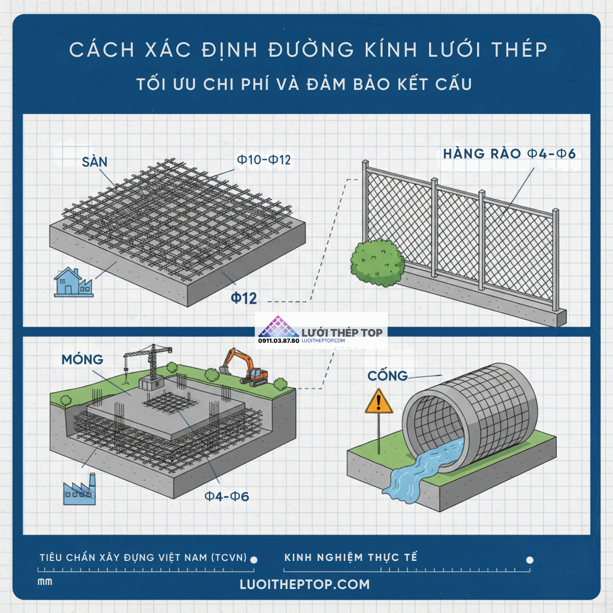 Lưới Thép Hàn Đổ Bê Tông: Hướng Dẫn Chi Tiết Từ A-Z