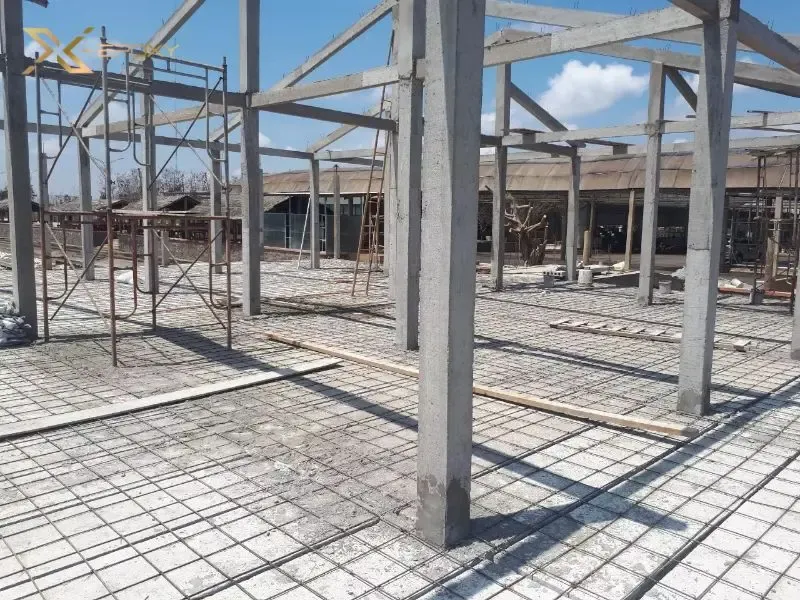 Cột bê tông đóng vai trò chịu lực chính cho công trình