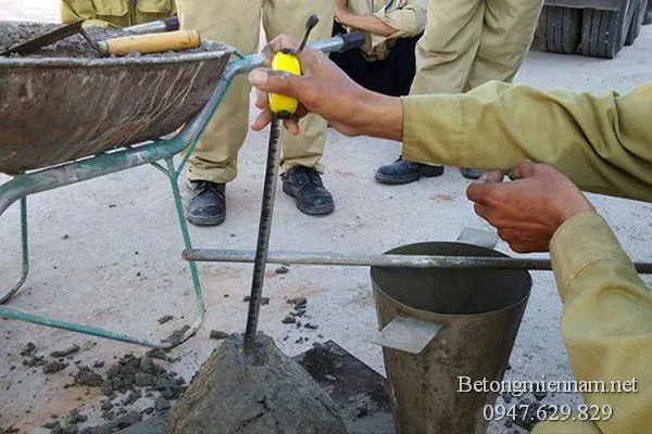 Cấp phối bê tông trộn tay