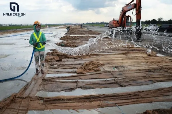 Đổ bê tông bao lâu thì tưới nước