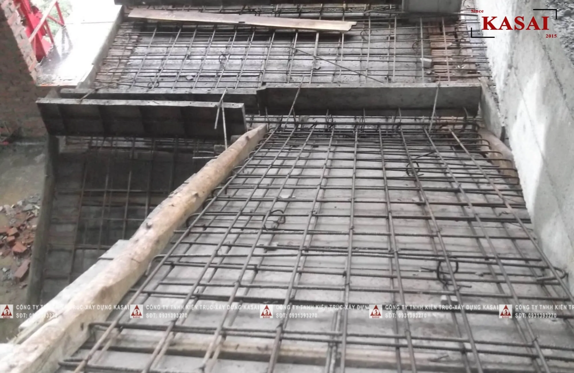 Hình ảnh đổ bê tông cầu thang cốt thép toàn khối