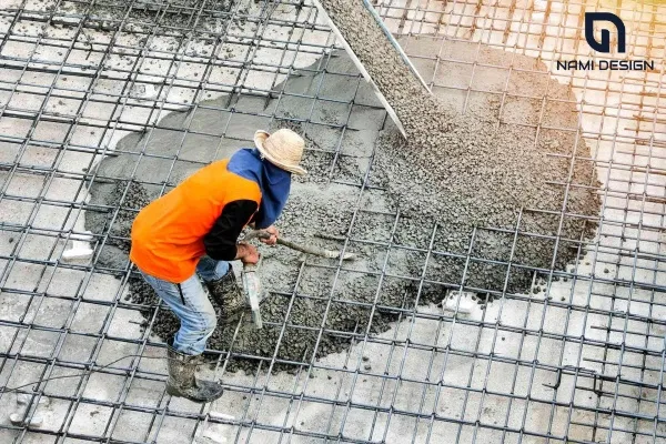 Đổ bê tông mái