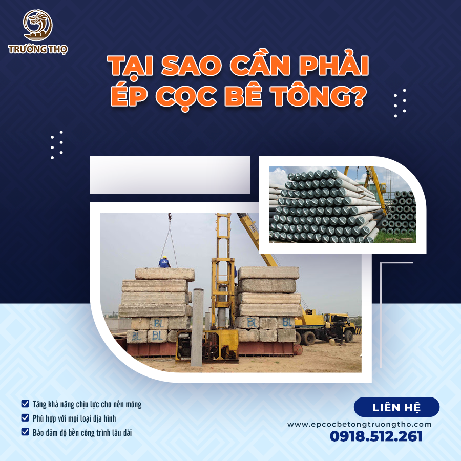 Ép Cọc Bê Tông Móng Nhà: Giải Pháp Vững Chãi Cho Mọi Công Trình