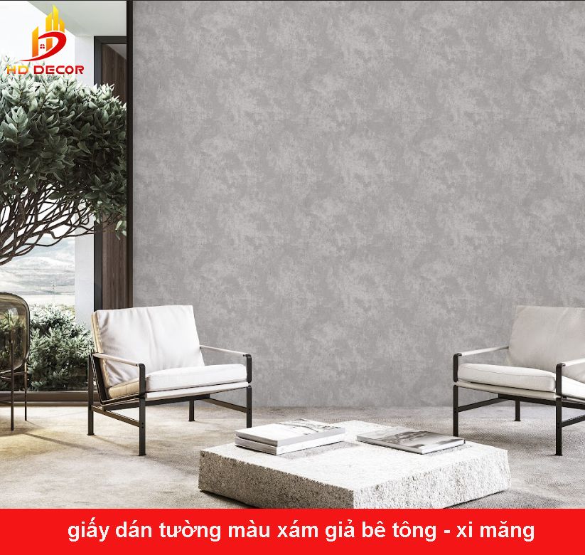 Giấy Dán Tường Giả Bê Tông: Giải Pháp Trang Trí Nội Thất Hiện Đại và Độc Đáo
