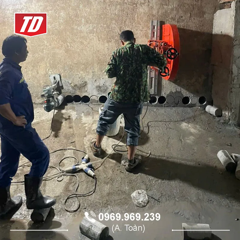 Khoan rút lõi bê tông tại Đồng Nai